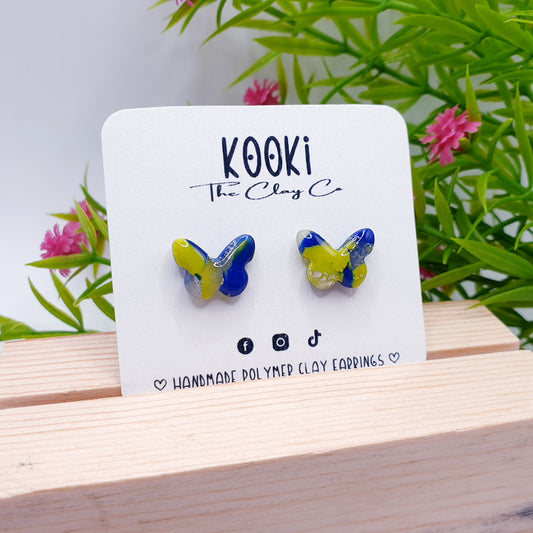 Land and Sea Butterfly Studs