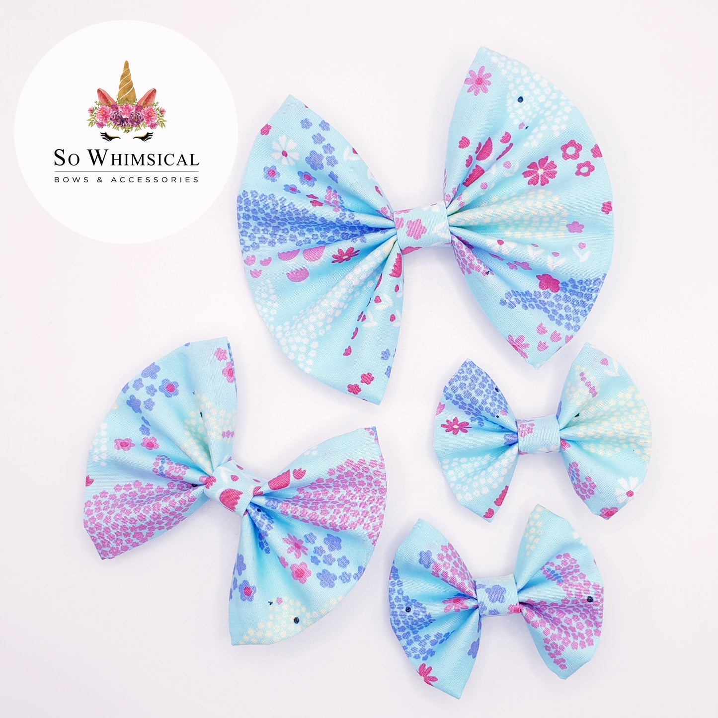 Bunny Butterfly Bows (Size Options)