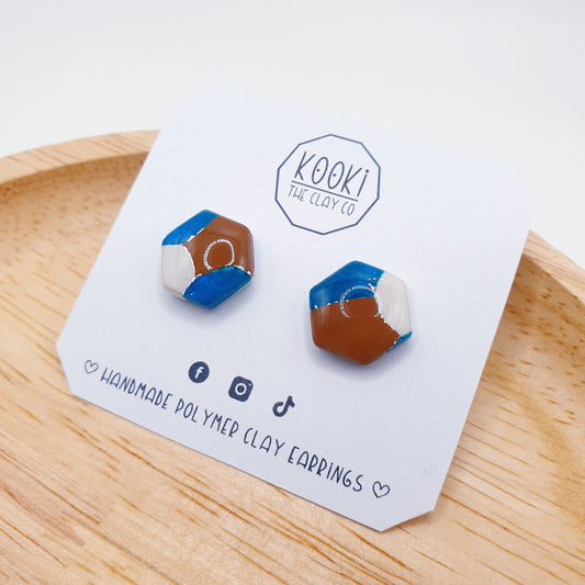 Kiki Hexagon Studs