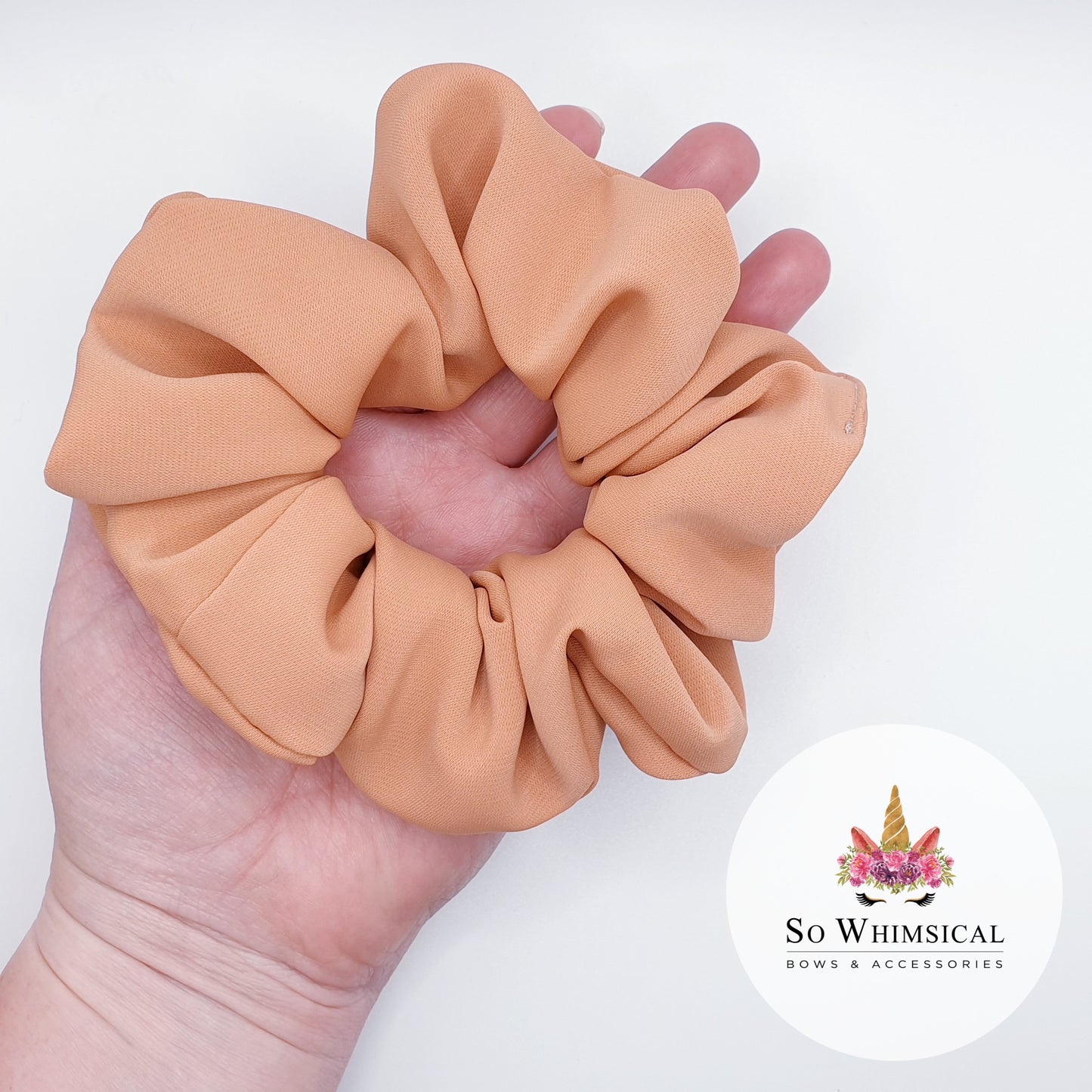 Matte Caramel Scrunchie Medium