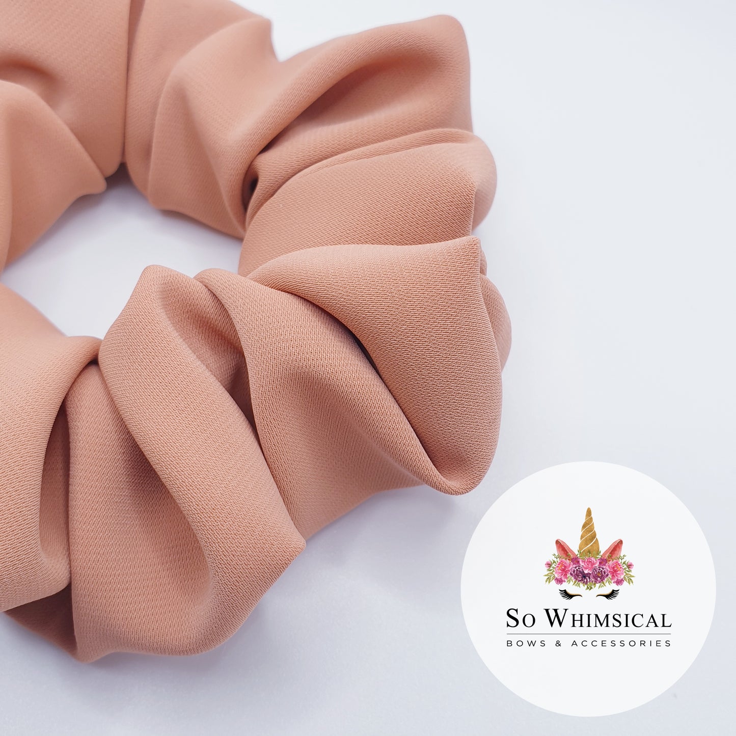 Matte Caramel Scrunchie Medium