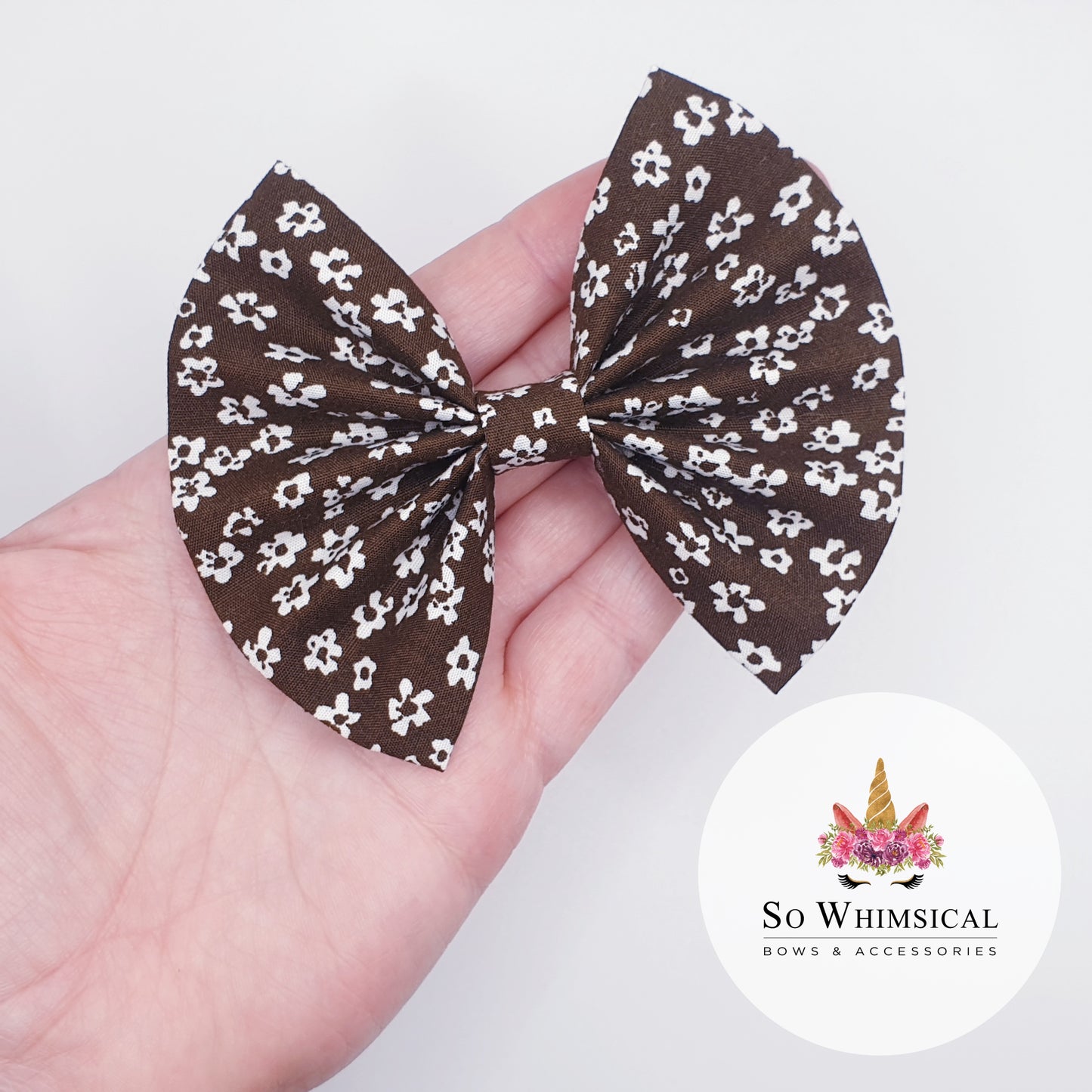 Mocca Butterfly Bow (Size Options)