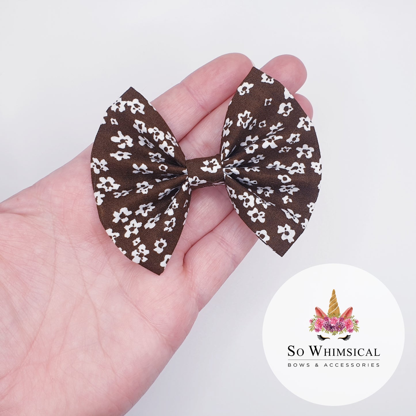 Mocca Butterfly Bow (Size Options)