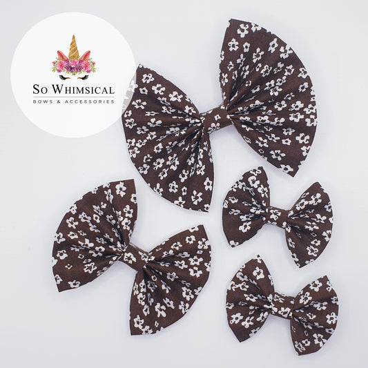 Mocca Butterfly Bow (Size Options)