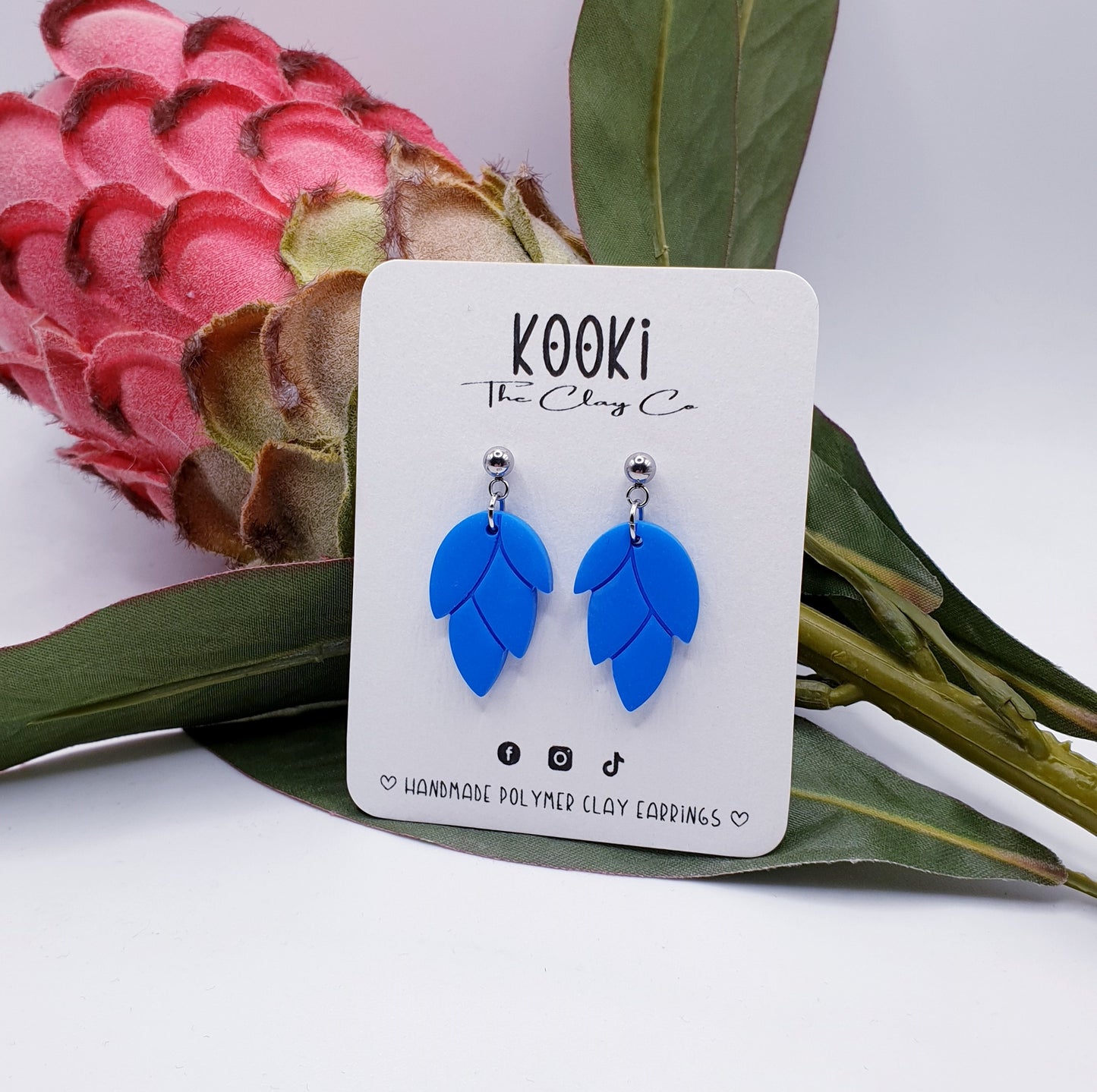 Neela Blue Dangles