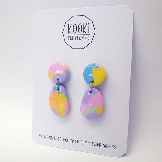 Pastel Splash Dangles