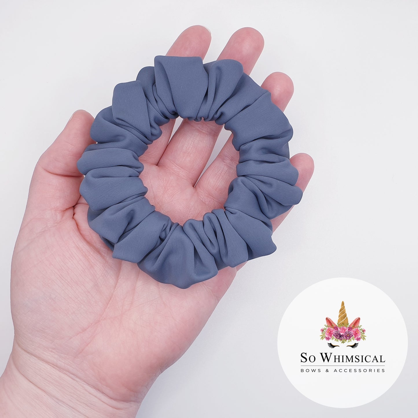 Swim Scrunchie Small Dark Grey