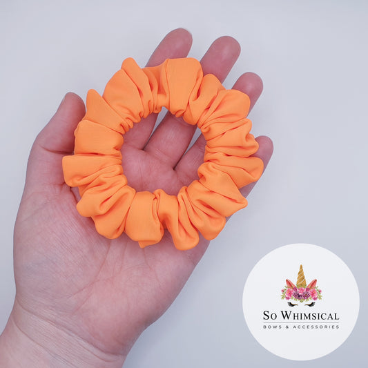 Swim Scrunchie Small Neon Orange