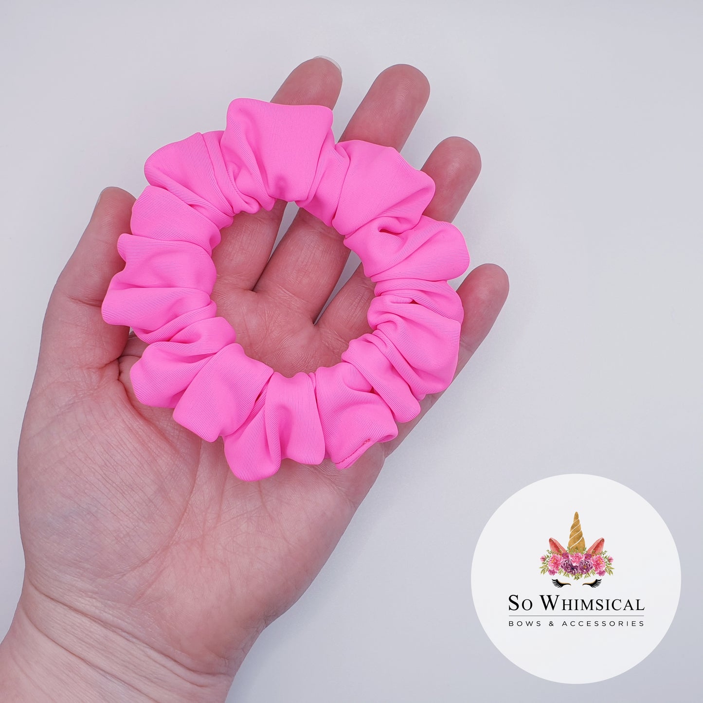 Swim Scrunchie Small Pink