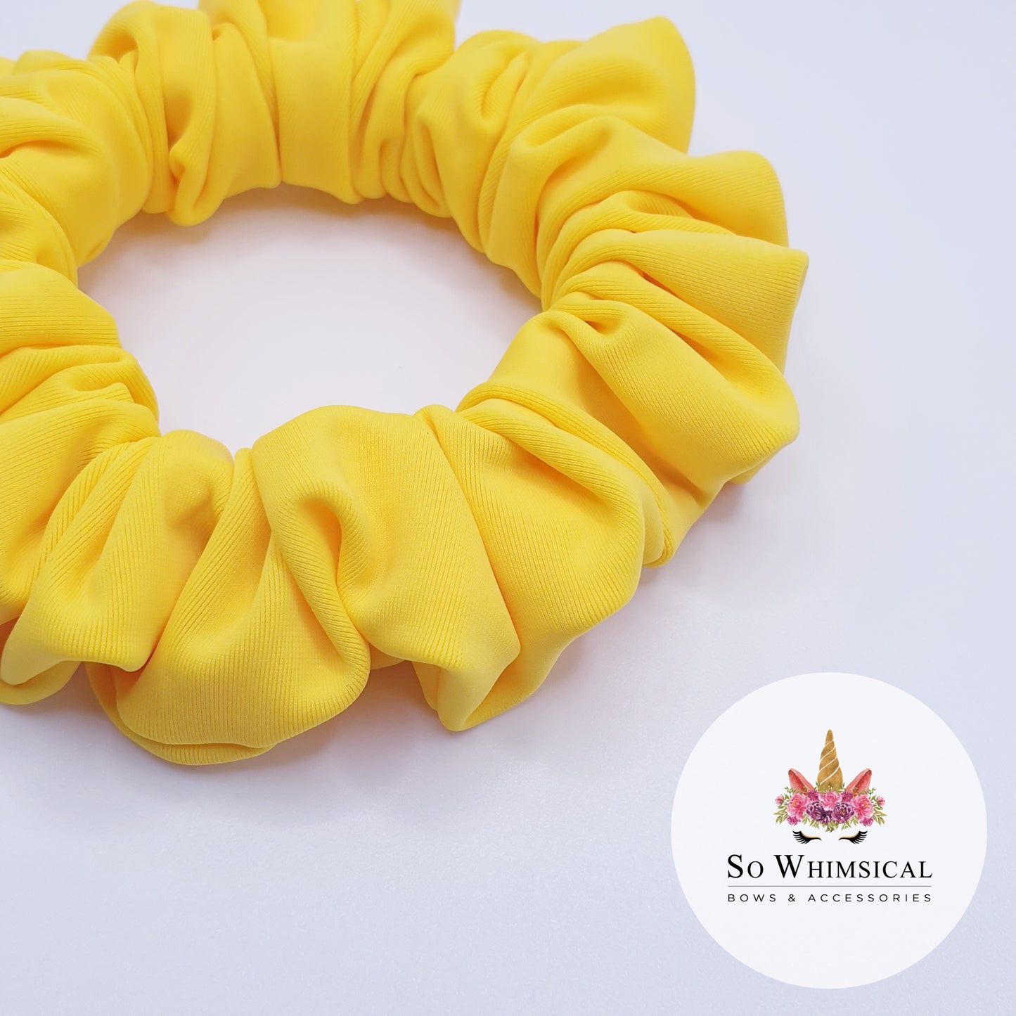 Swim Scrunchie Small Yellow