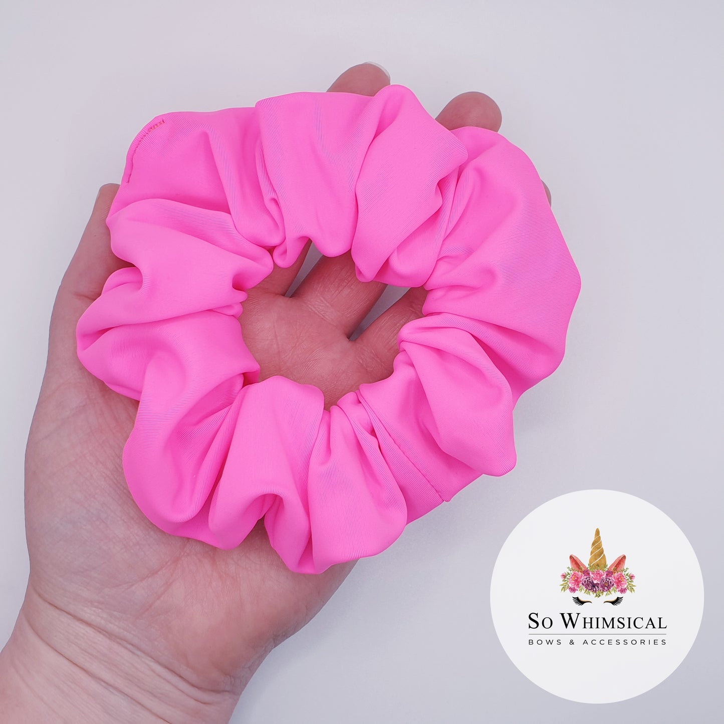 Swim Scrunchie Medium Pink